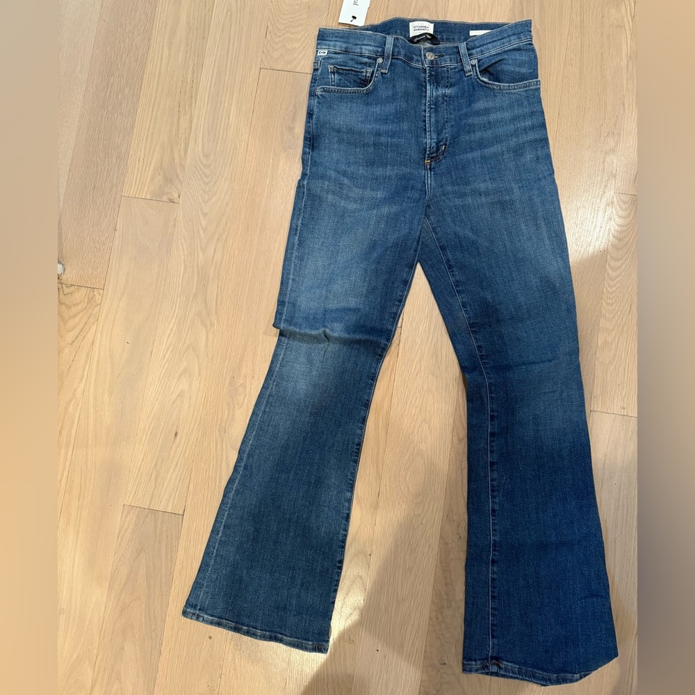Citizens Of Humanity Dark Blue Flare Jeans